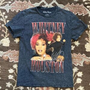 Size S. Black. Whitney Houston tee shirt.